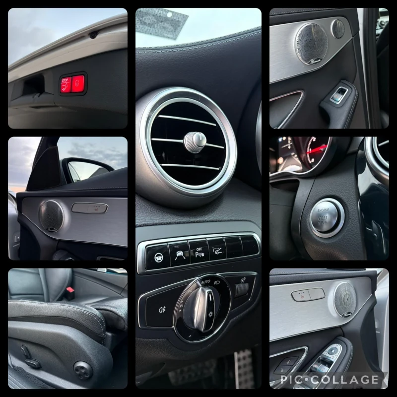 Mercedes-Benz C 220 AMG PACK/ BURMESTER/ 7G-tronic/FULL LED , снимка 10 - Автомобили и джипове - 52641984