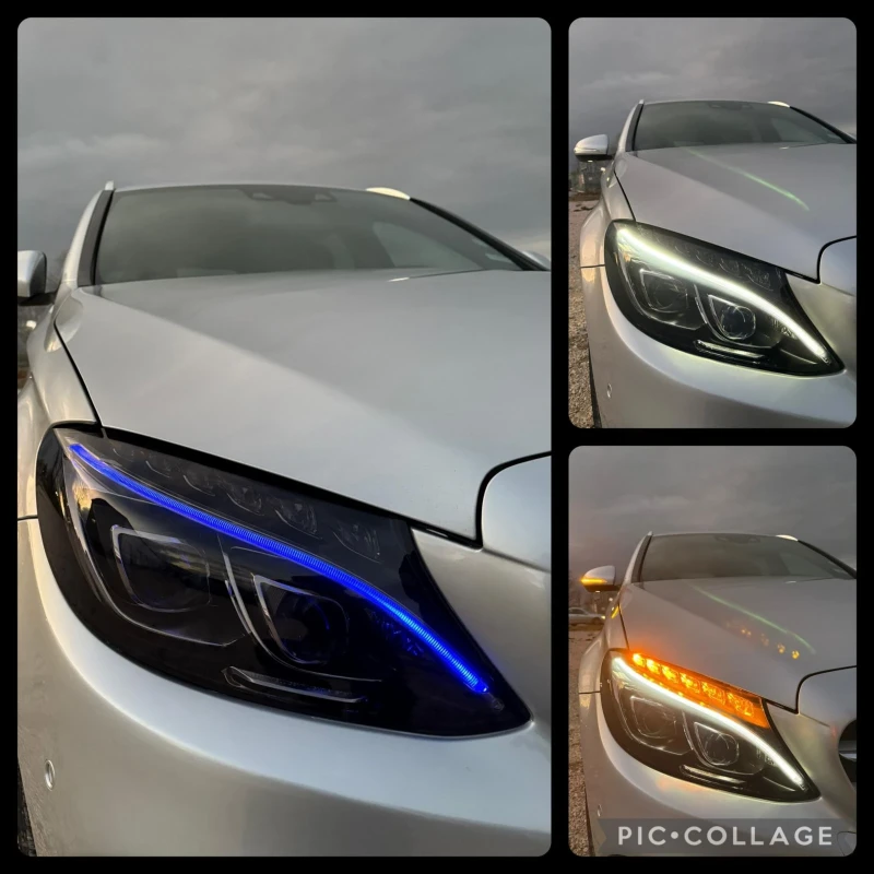 Mercedes-Benz C 220 AMG PACK/ BURMESTER/ 7G-tronic/FULL LED , снимка 6 - Автомобили и джипове - 52641984