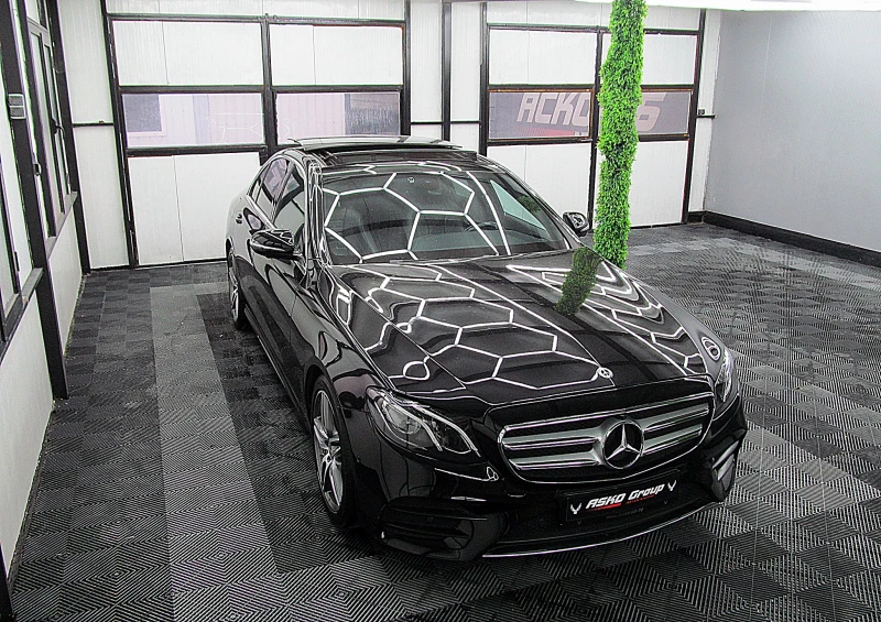 Mercedes-Benz E 220 DIGITAL/PANORAMA/AMG/9gt/360-k/СОБСТВЕН ЛИЗИНГ, снимка 8 - Автомобили и джипове - 53095109
