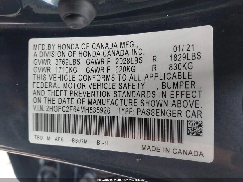 Honda Civic 2.0l Lx, снимка 9 - Автомобили и джипове - 54571800