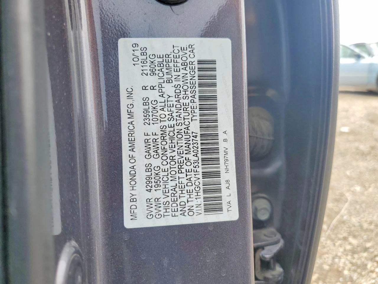 Honda Accord 1.5l Exl, снимка 12 - Автомобили и джипове - 56040367