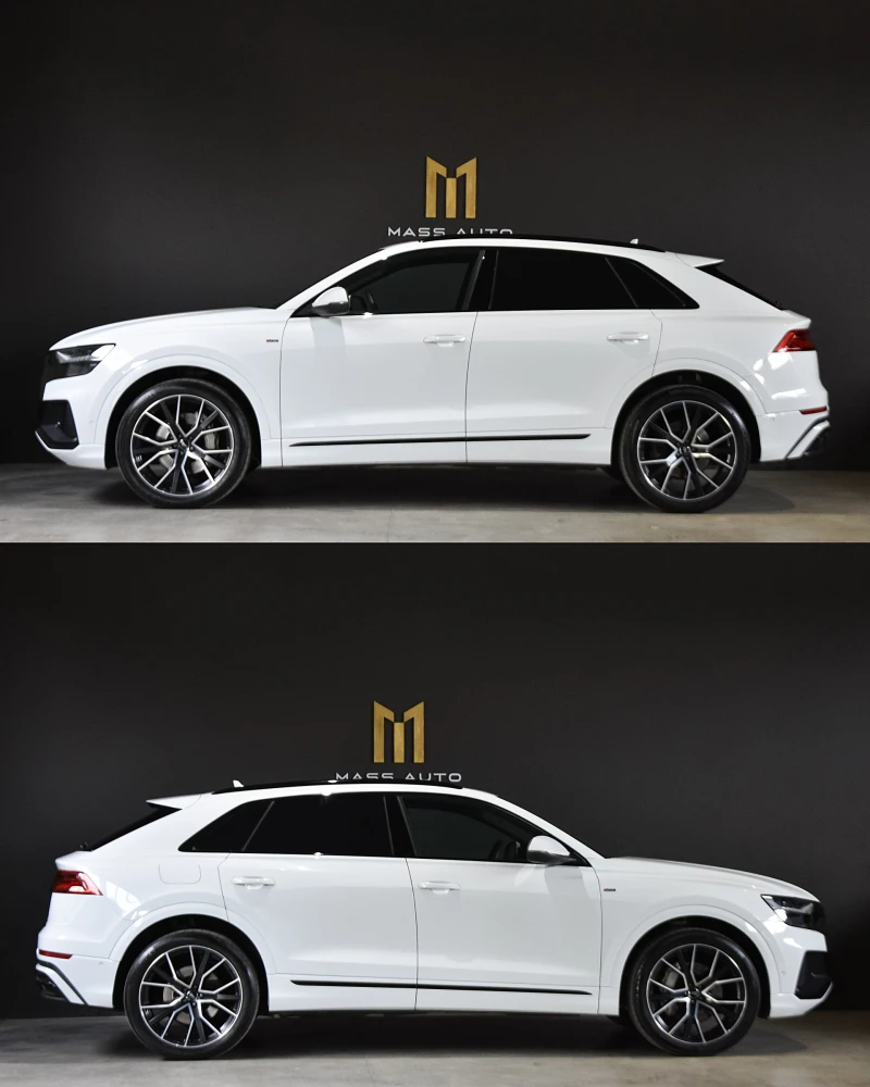 Audi Q8 50TDI/3xSLine/SoftClose/B&O/360/HeadUP/Масаж/, снимка 4 - Автомобили и джипове - 47334029