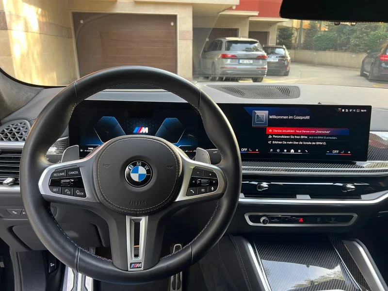 BMW X6 M60i MsportPrо//HUD/Ind/Карбон/Обдухване/ГАРАНЦИЯ, снимка 11 - Автомобили и джипове - 47499577