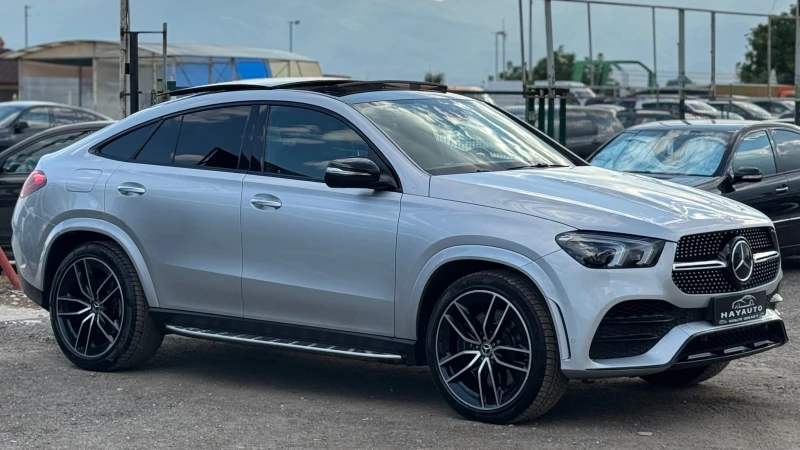 Mercedes-Benz GLE 400 D= COUPE= 4MATIC= AMG LINE= HUD= BURMESTER= PANO= , снимка 3 - Автомобили и джипове - 51488381