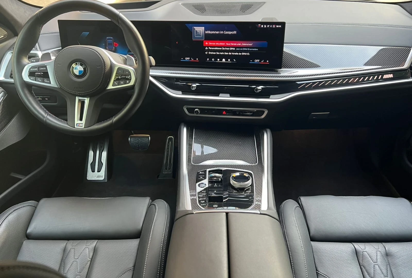 BMW X6 M60i MsportPrо//HUD/Ind/Карбон/Обдухване/ГАРАНЦИЯ - изображение 10