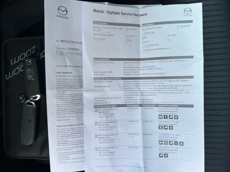 Mazda 6 G 2.0* SKYACTIV* АВТОМАТИК* ТОП* , снимка 17 - Автомобили и джипове - 50917931