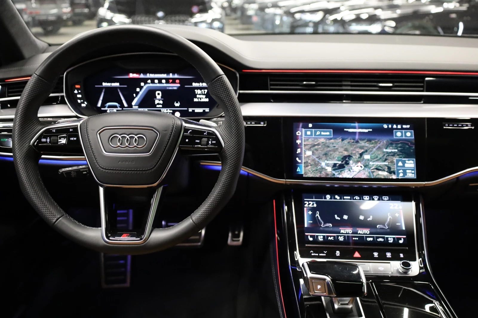 Audi S8 CERAMIC* NIGHT VISION* RS* DIGITAL OLED LIGHT* B&O | Mobile.bg � ����������� 11