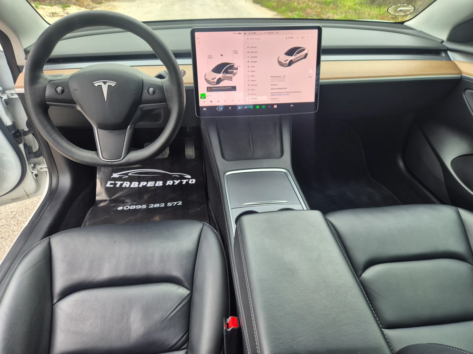 Tesla Model 3 Long Range/Dual Motor/21г/121000км, снимка 12 - Автомобили и джипове - 54224151