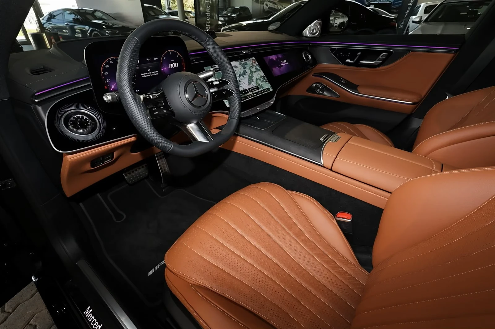 Mercedes-Benz S 450 FACELIFT* d* 4M* AMG* HYPER* DISTR* BURM-3D* PANO*, снимка 5 - Автомобили и джипове - 55735161