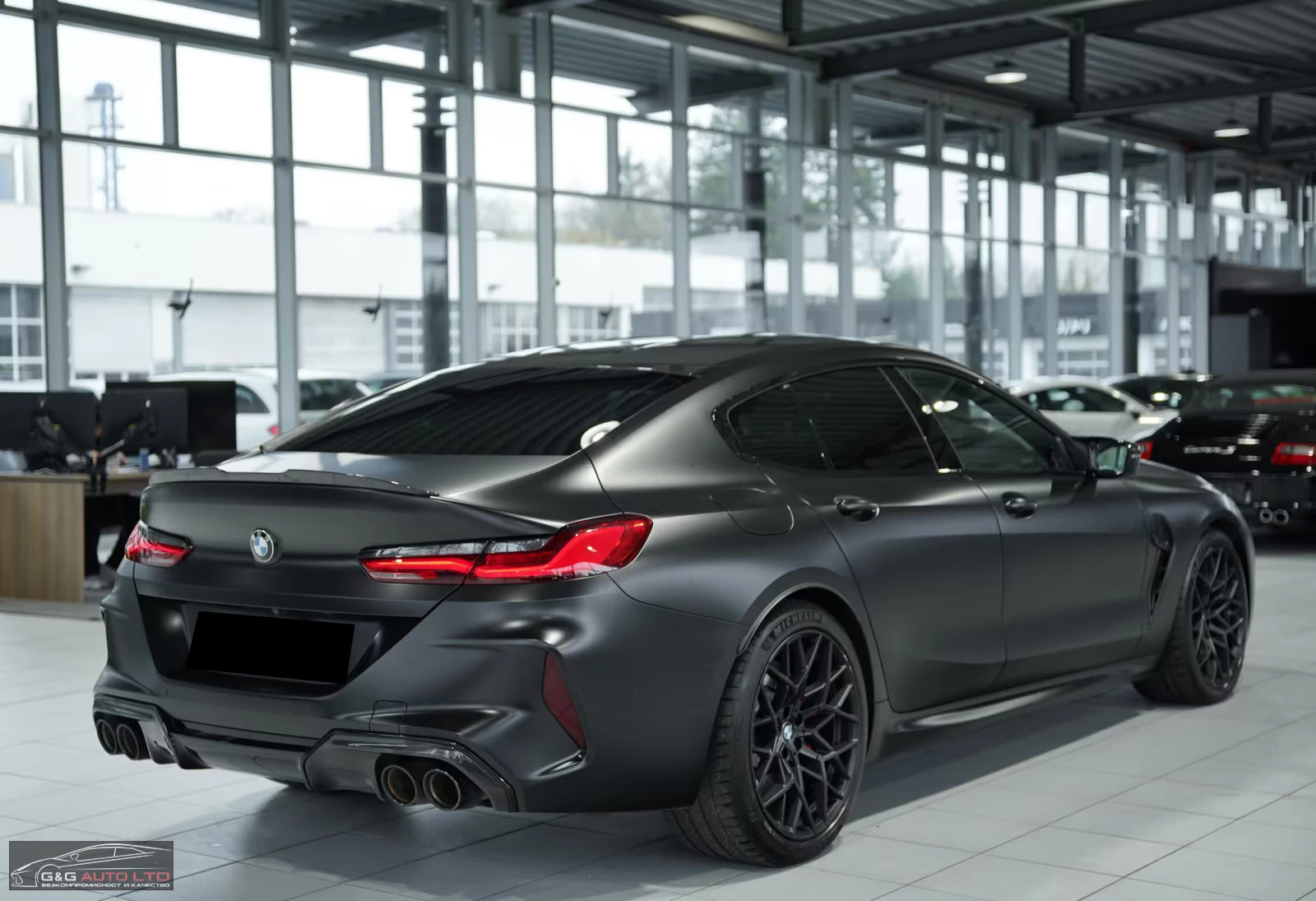 BMW M8 COMPETITIO/GRANCOUPE/625HP/CARBON/360/B&O/HUD/381z, снимка 8 - Автомобили и джипове - 54378178