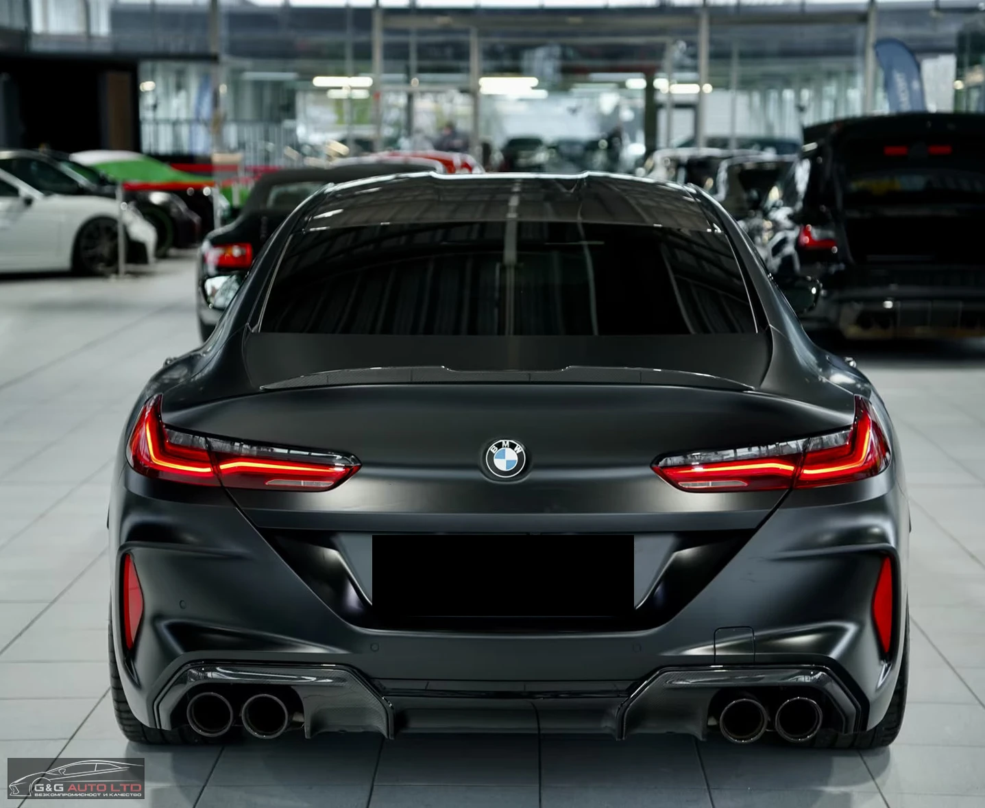 BMW M8 COMPETITIO/GRANCOUPE/625HP/CARBON/360/B&O/HUD/381z, снимка 9 - Автомобили и джипове - 54378178