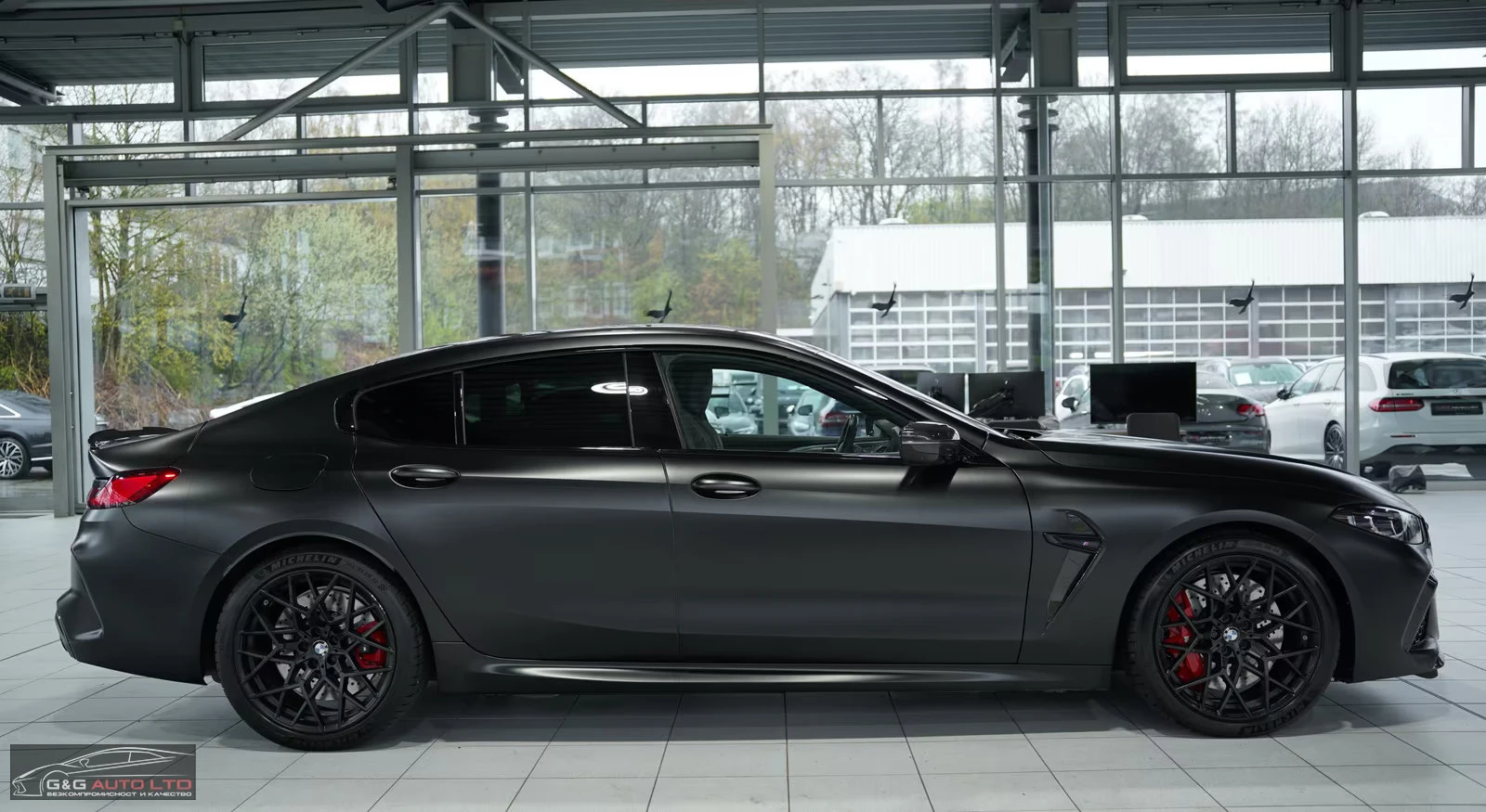 BMW M8 COMPETITIO/GRANCOUPE/625HP/CARBON/360/B&O/HUD/381z, снимка 7 - Автомобили и джипове - 54378178