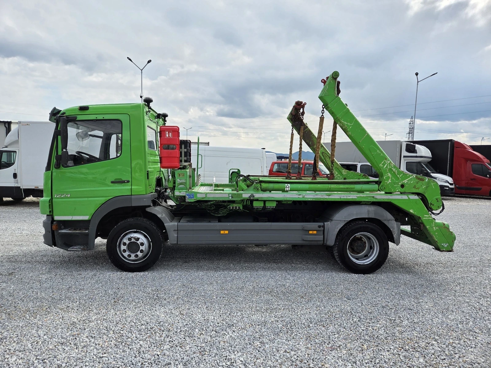 Mercedes-Benz Atego 1224, Контеинеровоз,  Климатик - изображение 2