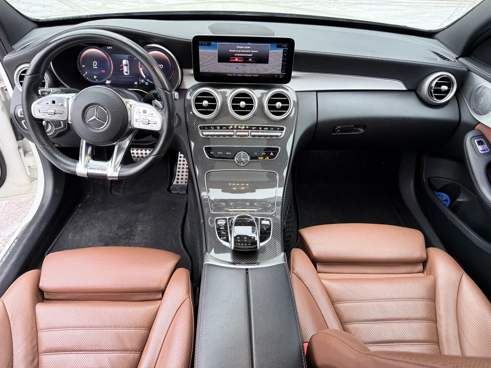 Mercedes-Benz C 220 AMG 9G 4-MATIK BURMESTER 360*  | Mobile.bg � ����������� 11