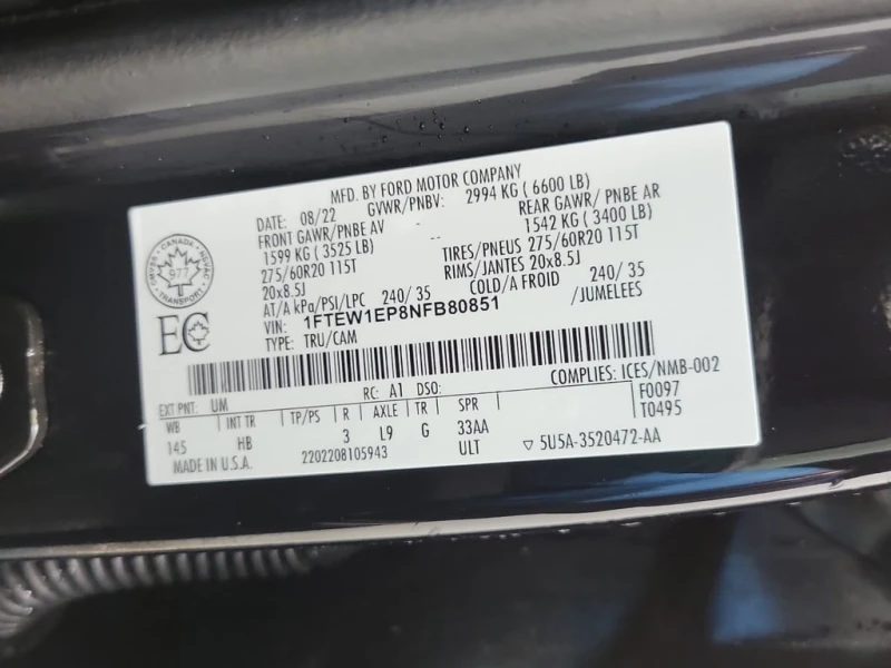 Ford F150 * LARIAT CREW CAB SHORT BED * CARFAX * БЕЗ ПЪРВОНА, снимка 15 - Автомобили и джипове - 52778613