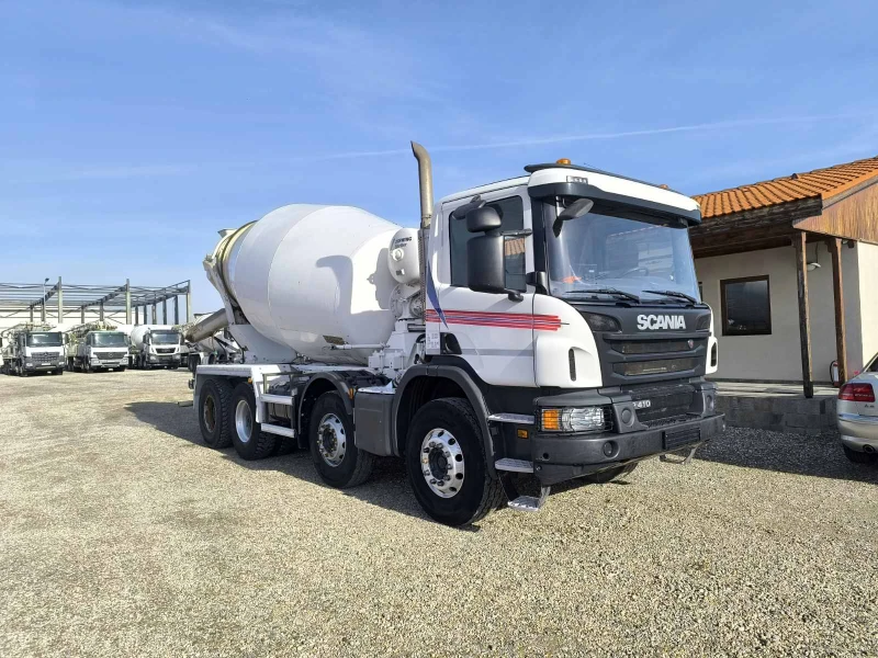 Бетон миксер Scania P410 STETTER 9M3