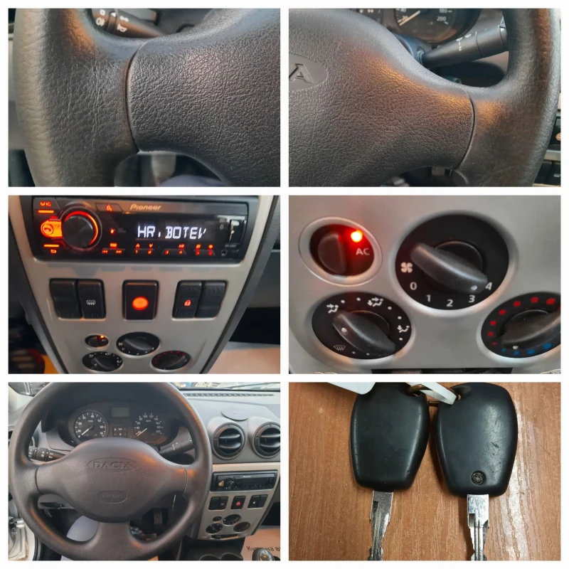 Dacia Logan 2009та 7 места!!!, снимка 14 - Автомобили и джипове - 49407150