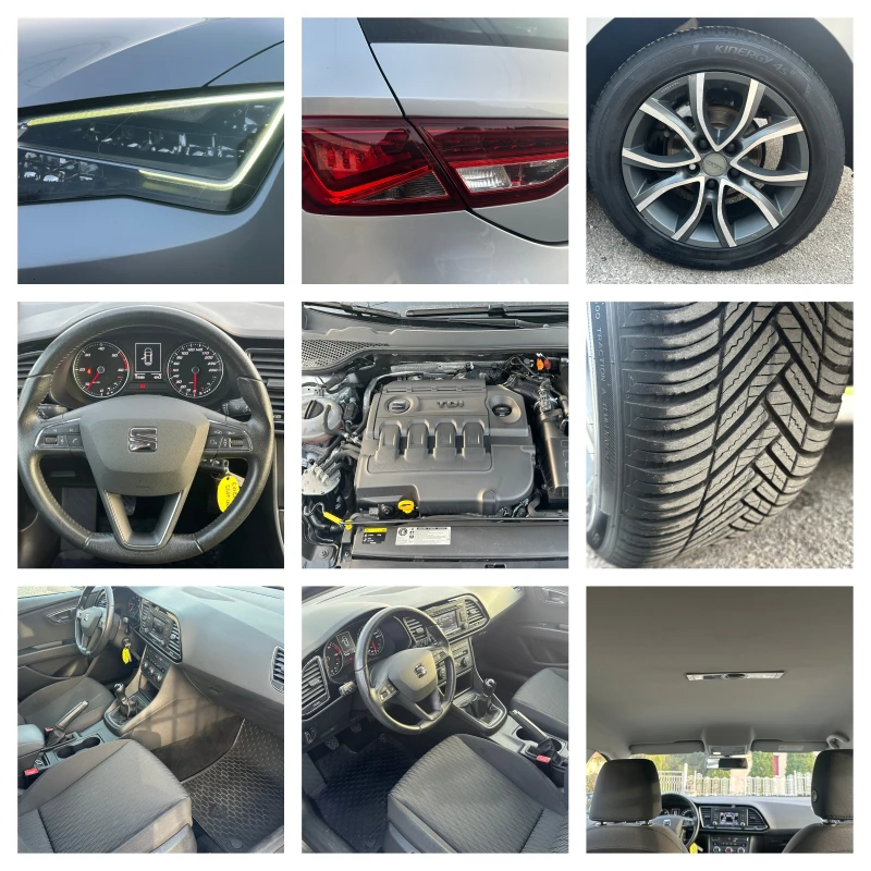 Seat Leon 1.6TDI-105k.s-FULL LED-EURO5B-KLIMATRONIK-PDC-2014, снимка 17 - Автомобили и джипове - 52436845