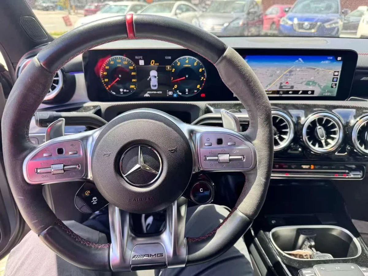 Mercedes-Benz CLA 35 AMG * CARFAX * ДИСТРОНИК * ПАНО * KEYLESS, снимка 8 - Автомобили и джипове - 54609986