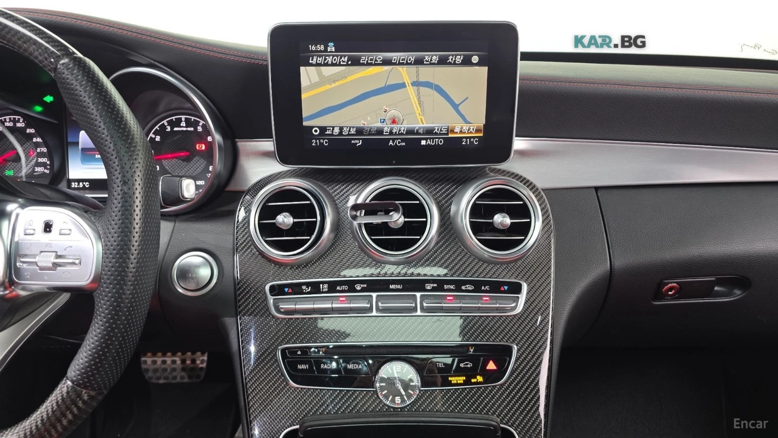 Mercedes-Benz C 63 AMG BURMESTER* 360* ������* �������* SUNROOF*  | Mobile.bg � ����������� 11