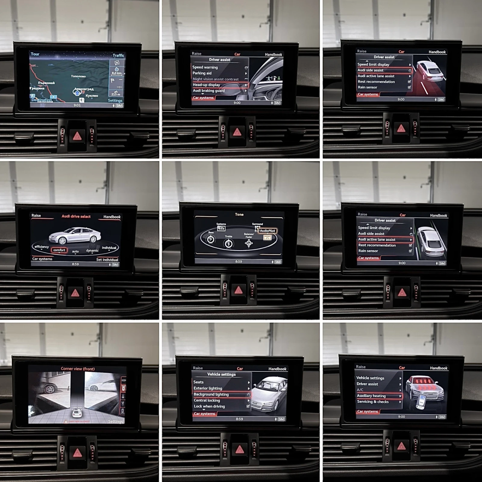 Audi A7 3.0biTDI/ COMPETITION/ MATRIX/ 360 CAM/ BOSE/, снимка 16 - Автомобили и джипове - 56683851