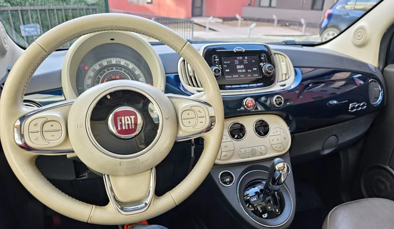 Fiat 500 1.2 бензин автоматик, снимка 10 - Автомобили и джипове - 49119771