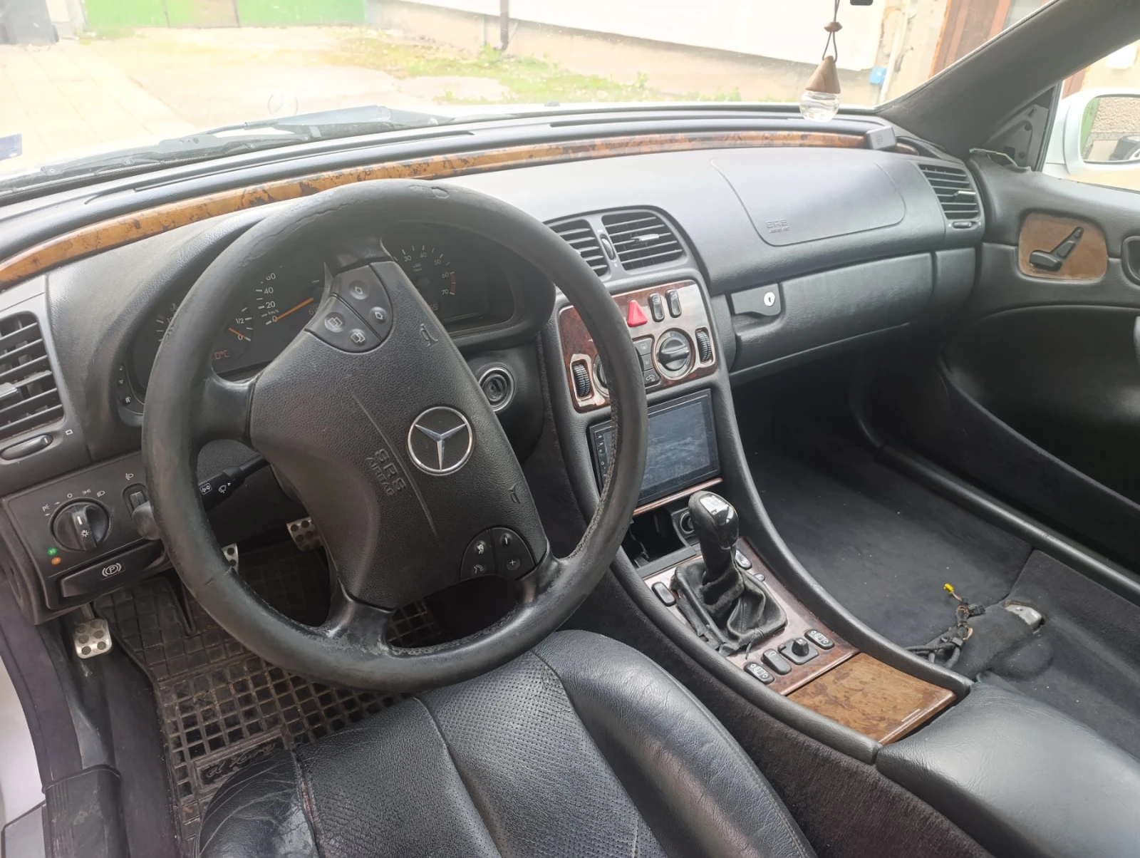 Mercedes-Benz CLK 200 KOMPRESSOR facelift  // ГАЗ // КОЖА //  РЪЧКА, снимка 7 - Автомобили и джипове - 55623767