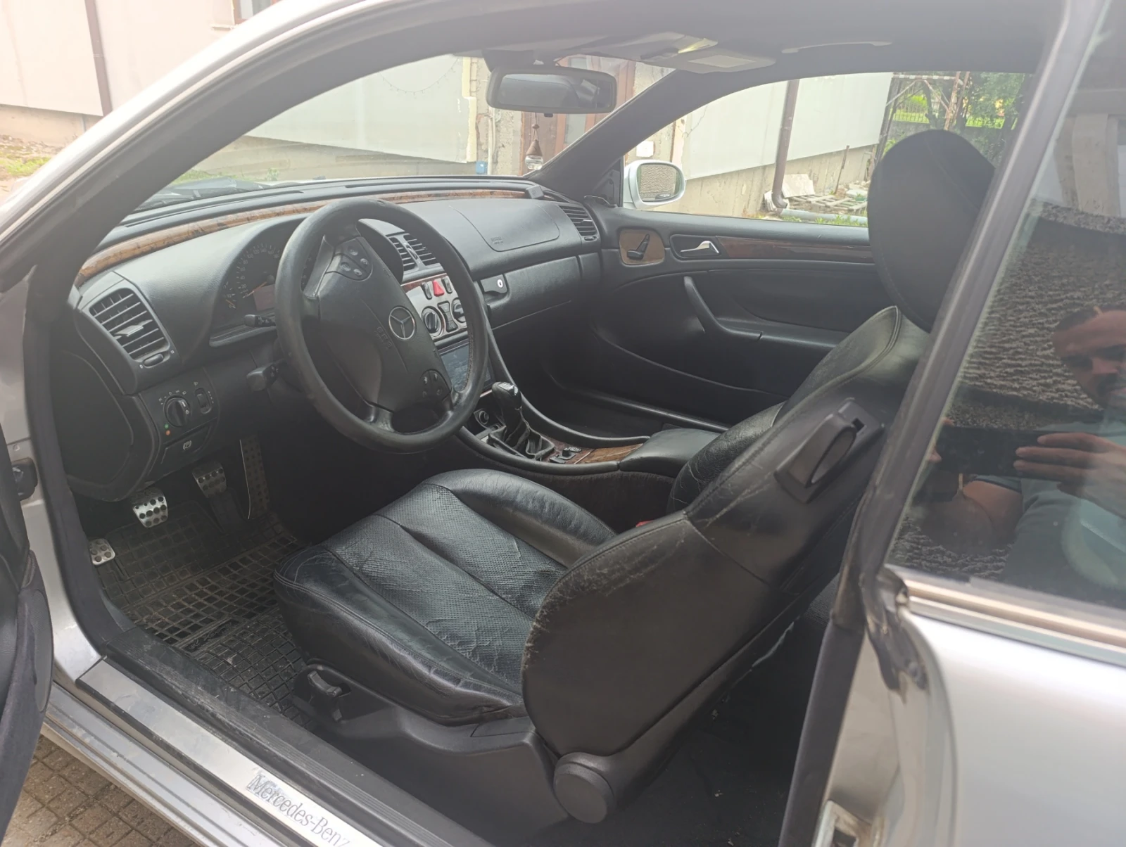Mercedes-Benz CLK 200 KOMPRESSOR facelift  // ГАЗ // КОЖА //  РЪЧКА, снимка 8 - Автомобили и джипове - 55623767