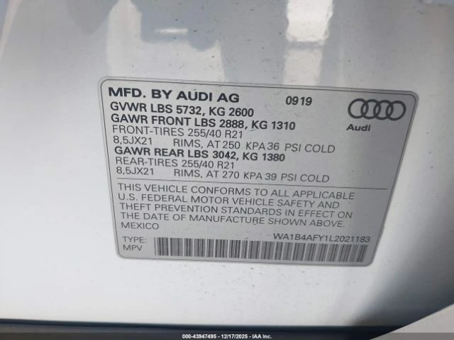 Audi SQ5 PREMIUM PLUS TFSI /АВТОГФИНАНСИРАНЕ ОТ 600 ЛВ , снимка 9 - Автомобили и джипове - 53035663