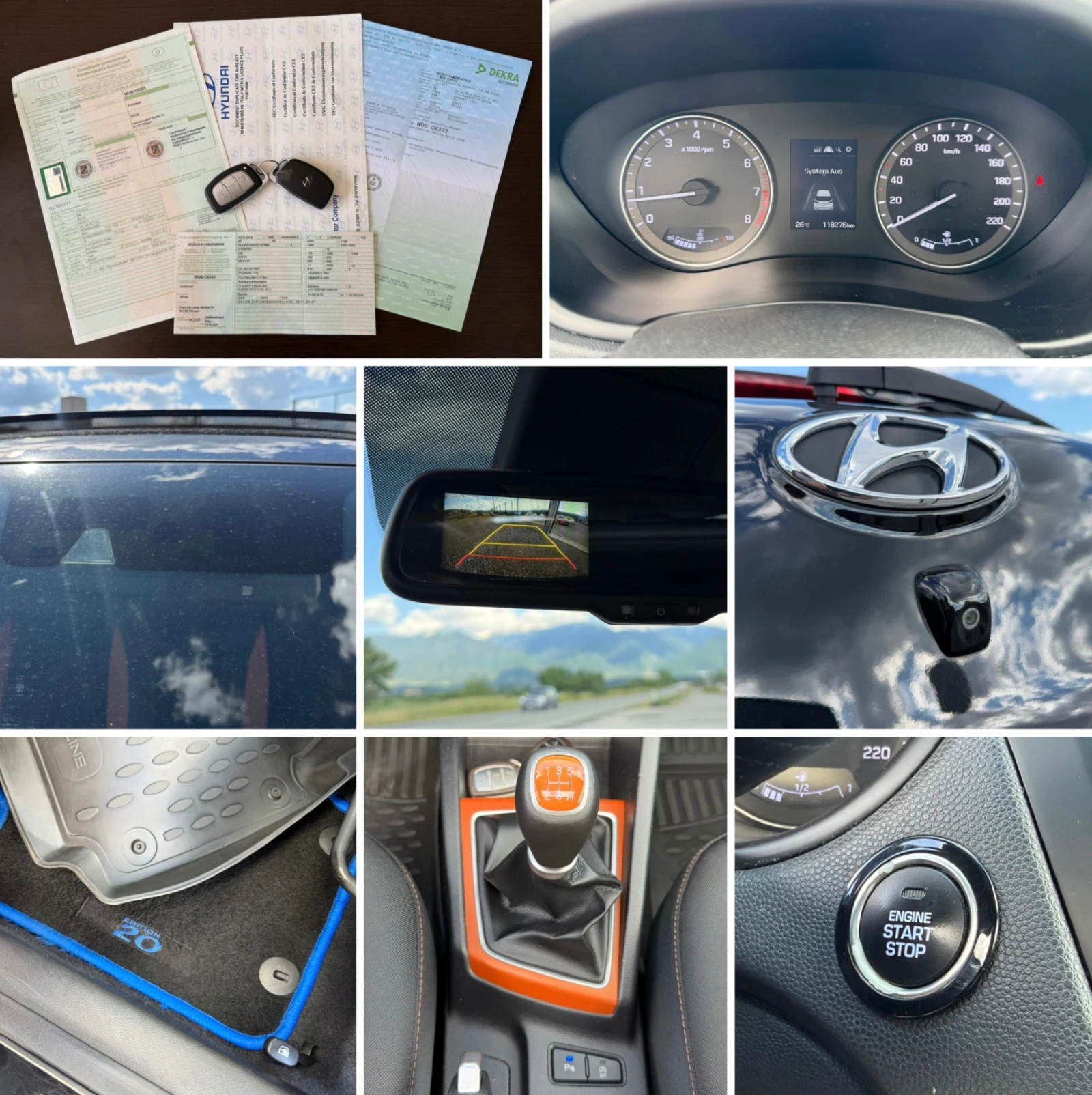 Hyundai I20 1.2i COUPE LED KEYLESS NAVI CAMERA EURO 6 TUV COC, снимка 16 - Автомобили и джипове - 54737224