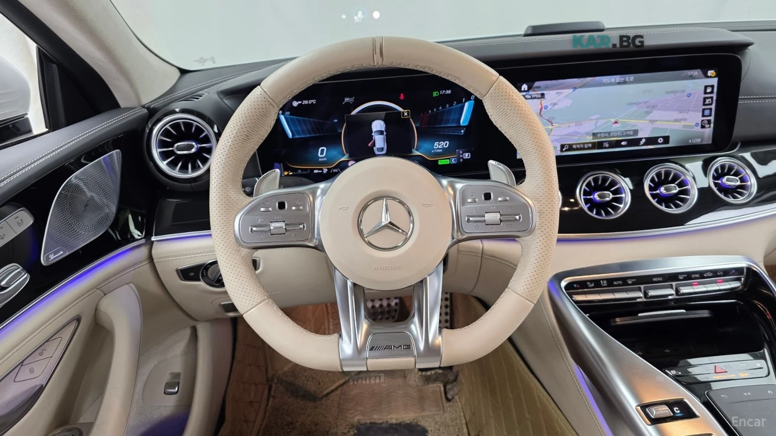 Mercedes-Benz AMG GT 43* 4MATIC+ * ПОДГРЕВ* ОБДУХВАНЕ* ШИБИДАХ* BURMEST, снимка 13 - Автомобили и джипове - 54892719
