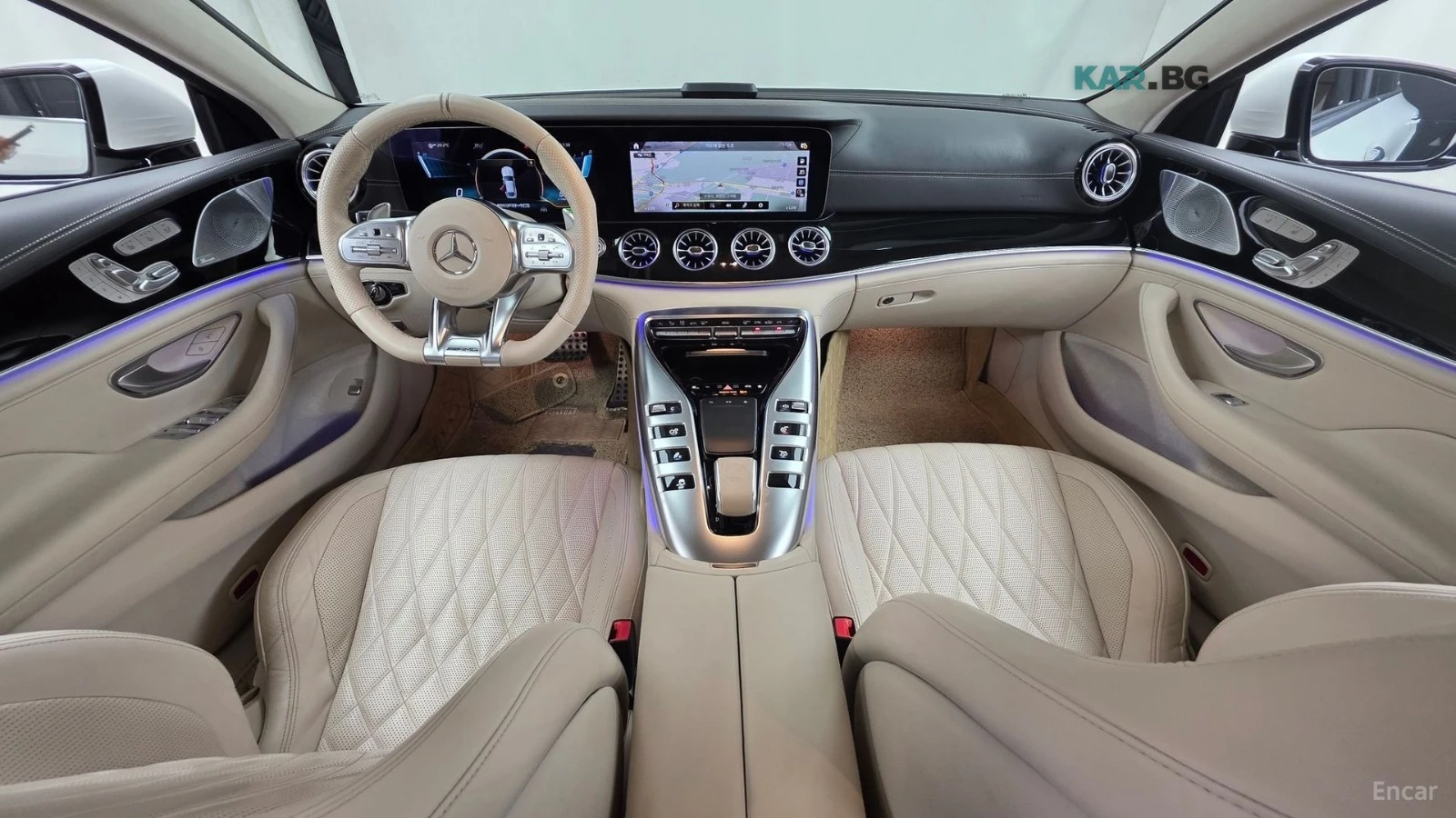 Mercedes-Benz AMG GT 43* 4MATIC+ * ПОДГРЕВ* ОБДУХВАНЕ* ШИБИДАХ* BURMEST, снимка 7 - Автомобили и джипове - 54892719