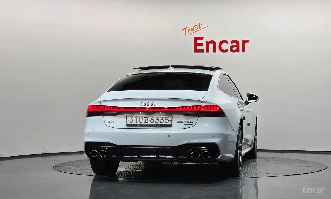 Audi A7 / 55 TFSI / ДИСТРОНИК / ОБДУХВАНЕ / 360 / ХЕД-ЪП, снимка 4 - Автомобили и джипове - 56099821