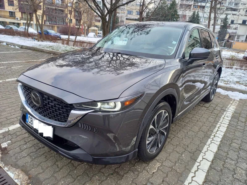 Mazda CX-5 20 000 км, 4x4, бяла кожа, снимка 1 - Автомобили и джипове - 48401509