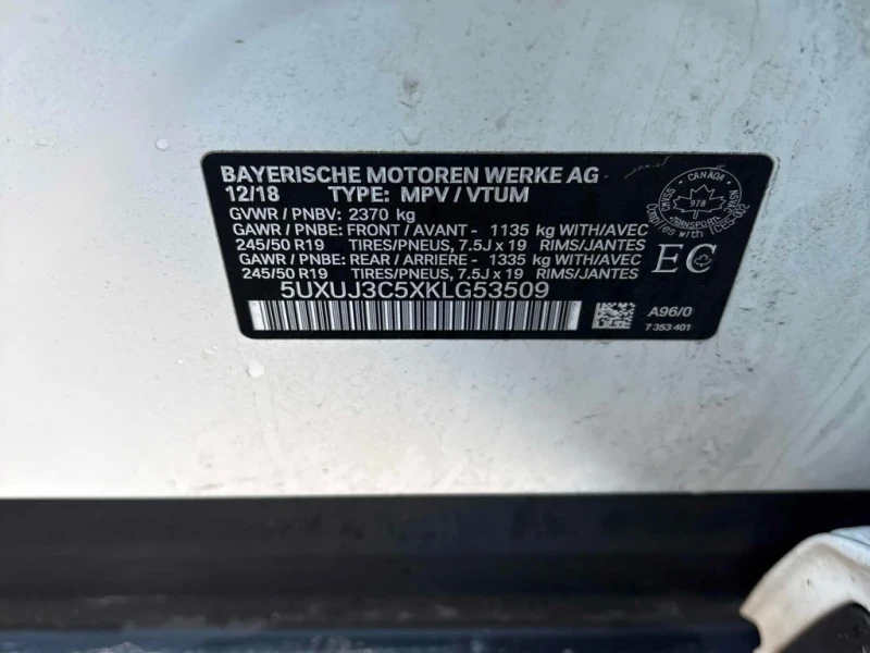 BMW X4 * xDrive30i * CARFAX * БЕЗ ПЪРВОНАЧАЛНА ВНОСКА, снимка 11 - Автомобили и джипове - 53063475