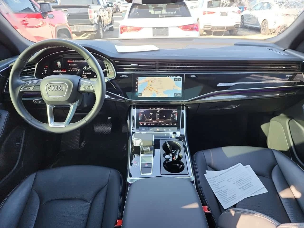 Audi Q8 PROGRESSIV| PANO| ОБДУХВАНЕ| 2 КЛЮЧА| AMBIENT, снимка 8 - Автомобили и джипове - 54225166