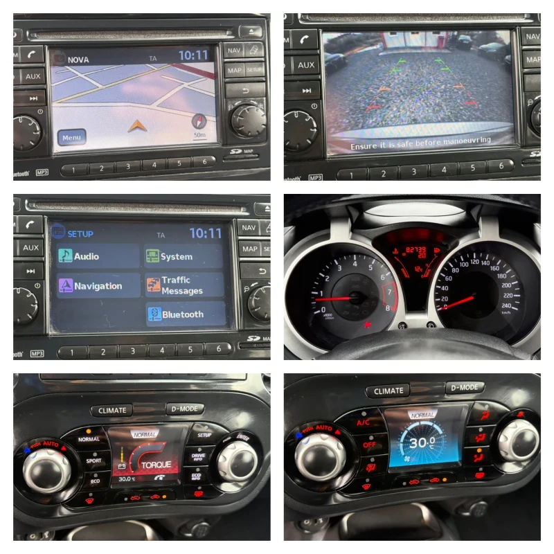 Nissan Juke 1.6i 16V /82 000 km./Keyless/Navi/Camera/EU5/Кожа, снимка 14 - Автомобили и джипове - 52382335