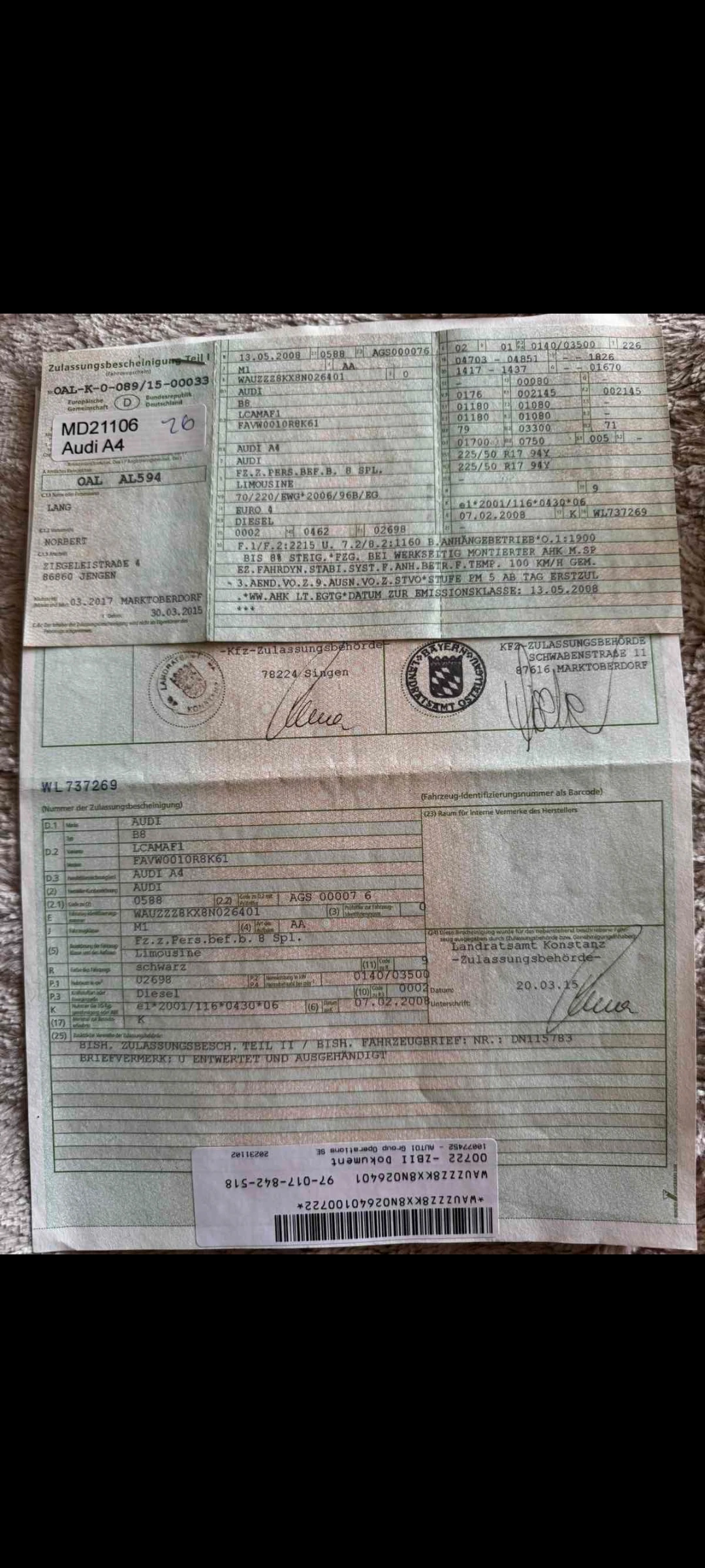 Audi A4 2.7, снимка 11 - Автомобили и джипове - 53775099