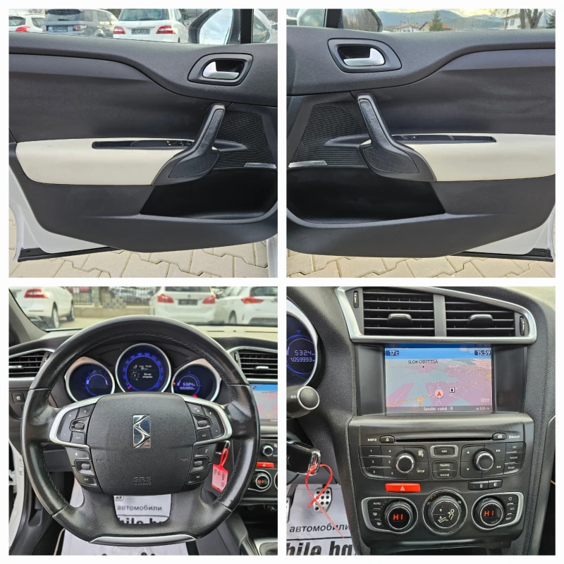 Citroen DS4 1.6THP-200к.с., 6ск., Full, Кожа, Подгрев!, снимка 14 - Автомобили и джипове - 49220618