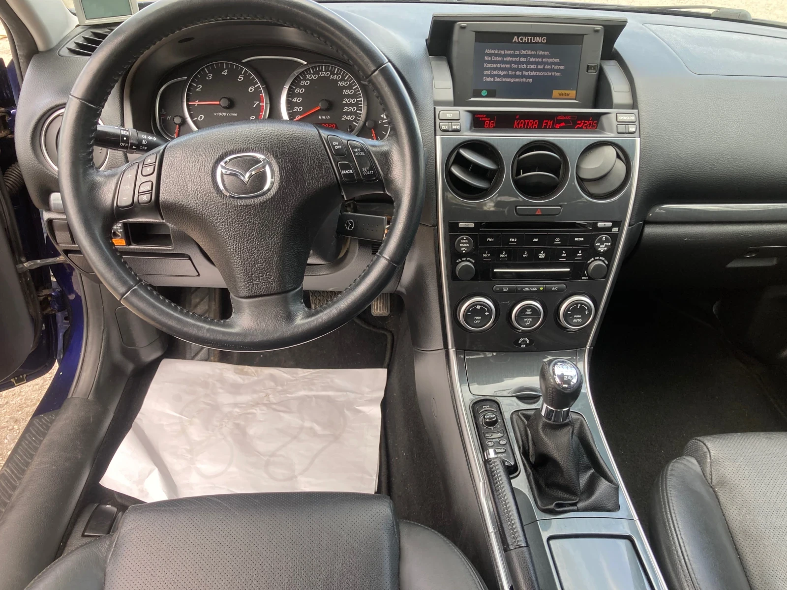 Mazda 6 2.0/147ps.бензин/Кожа/Нави/ТОП състояние - изображение 6