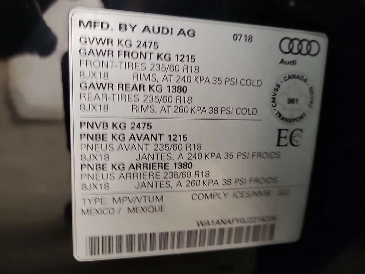 Audi Q5 * CARFAX * ОПЦИЯ ЗА ФИНАНСИРАНЕ, снимка 15 - Автомобили и джипове - 56308027