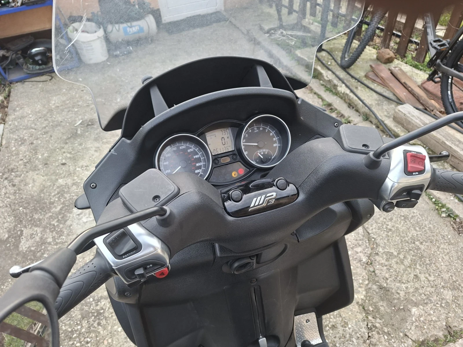 Piaggio Mp3 Turing LT 500ie SPORT има спирачка тим авто педал, снимка 10 - Мотоциклети и мототехника - 53710019