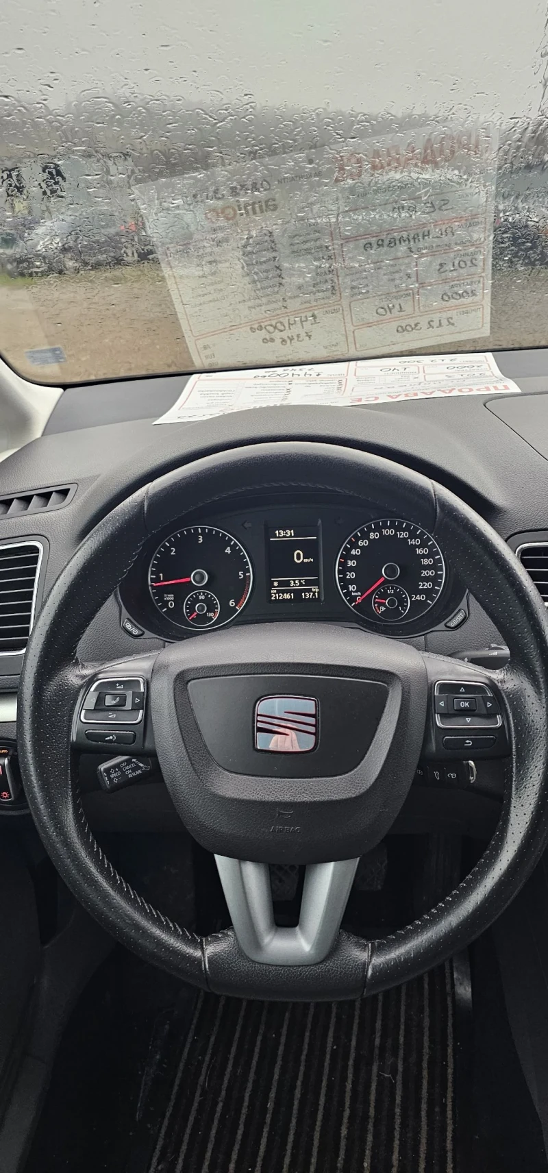 Seat Alhambra 2.0TDI 140KS 6SK + KAMERA, снимка 2 - Автомобили и джипове - 52953140