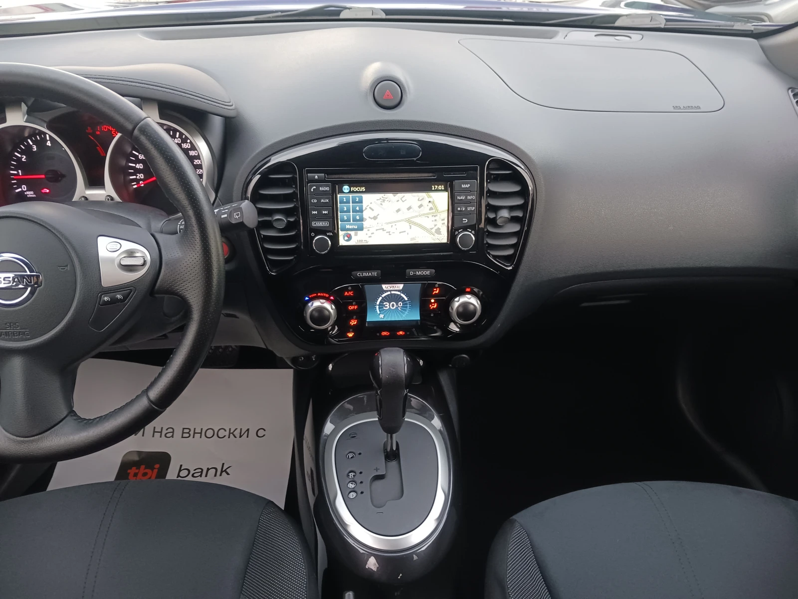 Nissan Juke 1.6= 4x4= AVTOMAT= NAVI= CAMERA 360= FACELIFT=  - изображение 10