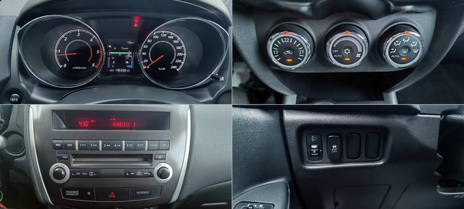 Mitsubishi ASX 1.8 DI- D, снимка 12 - Автомобили и джипове - 53817867