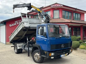 Mercedes-Benz 1117 * Тристранен самосвал + Кран PALFINGER 3.140 KG, снимка 2