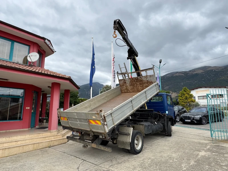 Mercedes-Benz 1117 * Тристранен самосвал + Кран PALFINGER 3.140 KG, снимка 12 - Камиони - 51817526