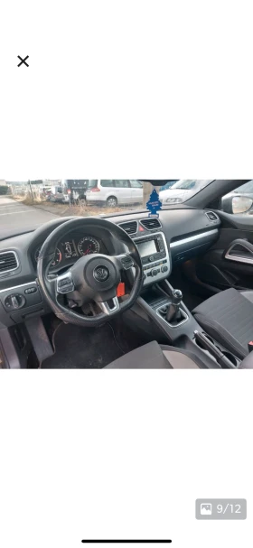 VW Scirocco 2.0 TDI 140 кс топ състояние Реал  км сервизна кни, снимка 2