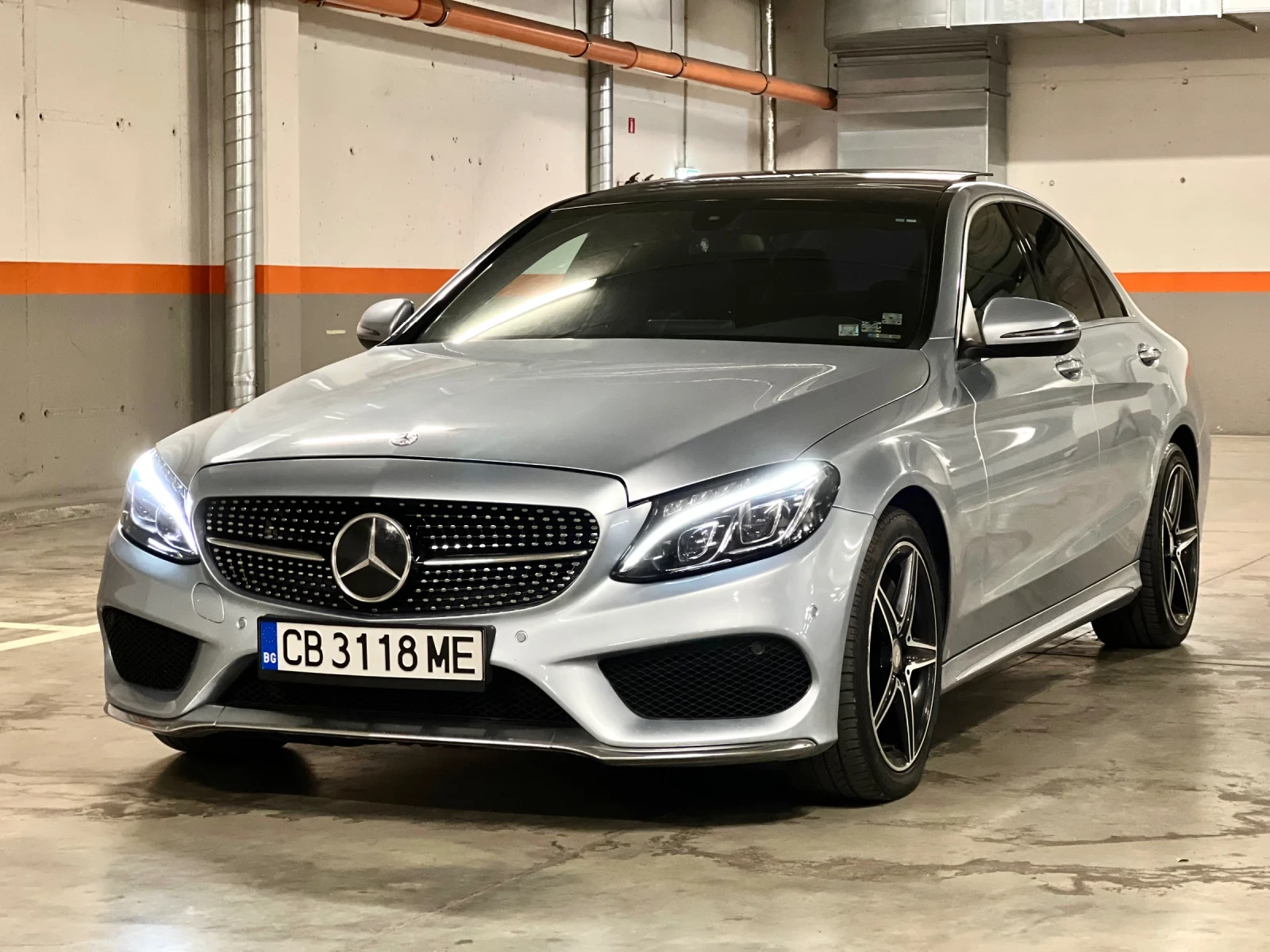 Mercedes-Benz C 300 4matic-AMG-лизинг през Уникредит  - [1] 