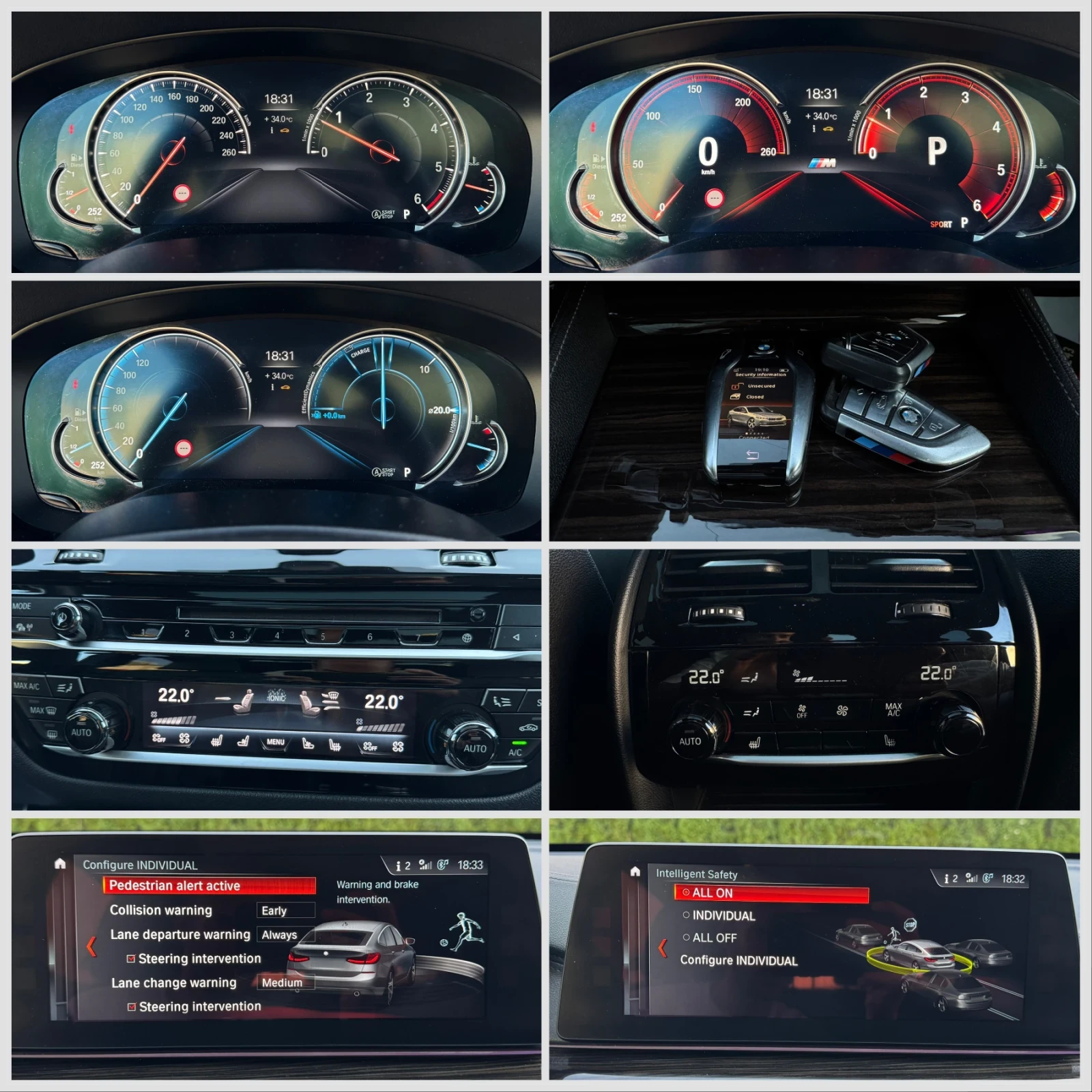 BMW 6 GT 640D/X-Drive/M-pack/Led/FULL/ШВЕЙЦАРИЯ!!!, снимка 16 - Автомобили и джипове - 55939666